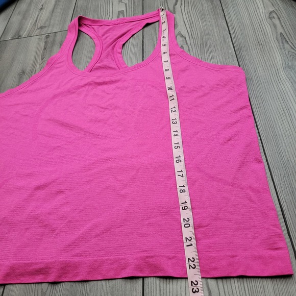 Lululemon Women's Swiftly Tech 2.0 Racerback Tank Top Size 14 Pink Athletic - Picture 5 of 8